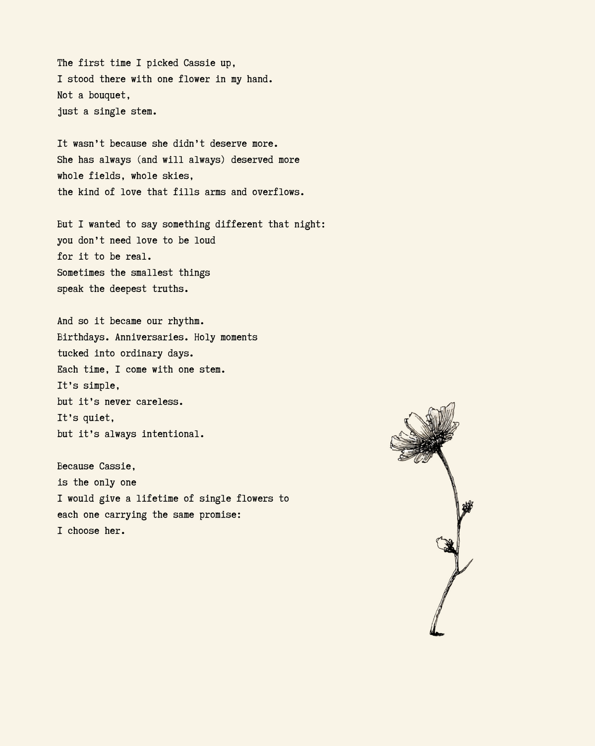 Custom Poem (Commissioned Poems)