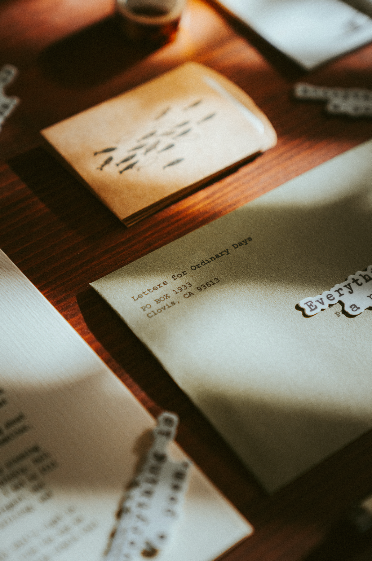 Letters for Ordinary Days — 3/6/12 Month Gift Subscription    ****GIFT SUBSCRIPTION*****